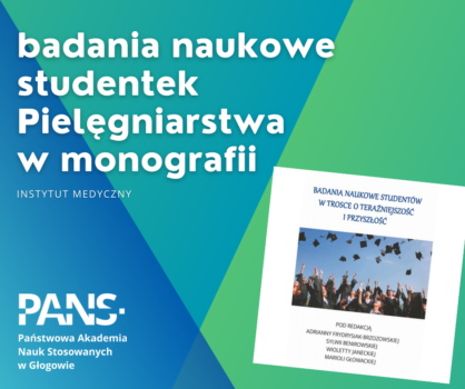 badania naukowe studentek Pielęgniarstwa w monografii