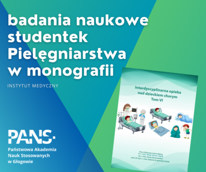 badania naukowe studentek Pielęgniarstwa w monografii (grafika)